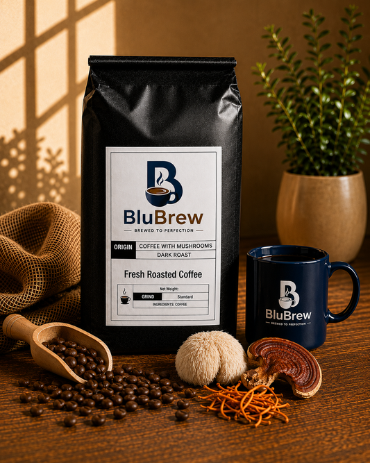 Coffee with Mushrooms Dark Roast