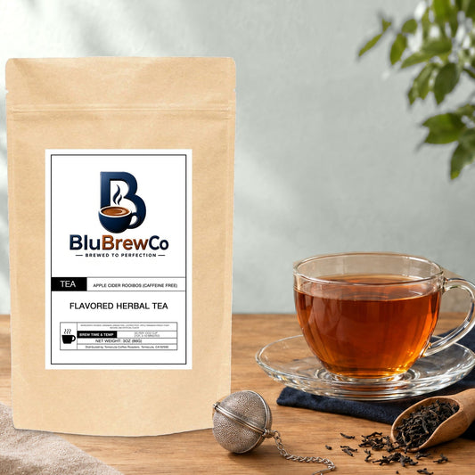 BluBrewCo Apple Cider Rooibos loose leaf tea